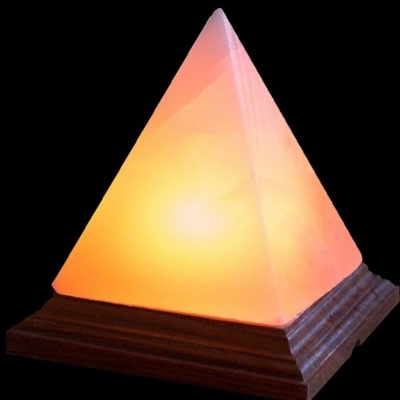 Pyramid Salt Lamp