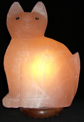 Cat Salt Lamp
